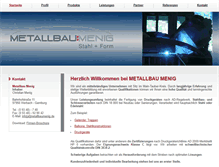 Tablet Screenshot of metallbaumenig.de